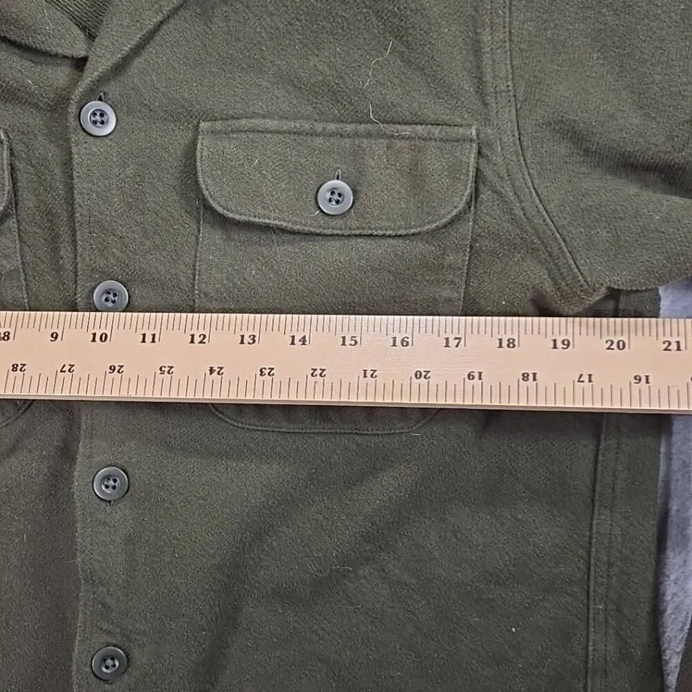 Madewell Shirt Easy Fit Work Men’s Size Medium Heavy flannel Shacket - Picture 5 of 9